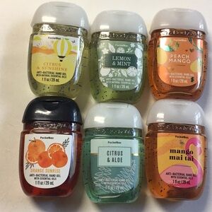 Bath & Body Works pocketbac lot of 6 assorted